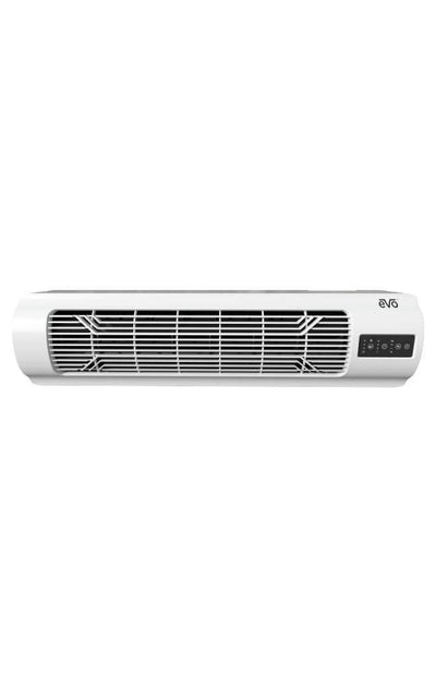 New - EVO Low Profile Oscillating Window Fan Air Circulator: Portable, Quiet, 4 Speeds, Remote, ETL Listed, 200-500 sq. ft.