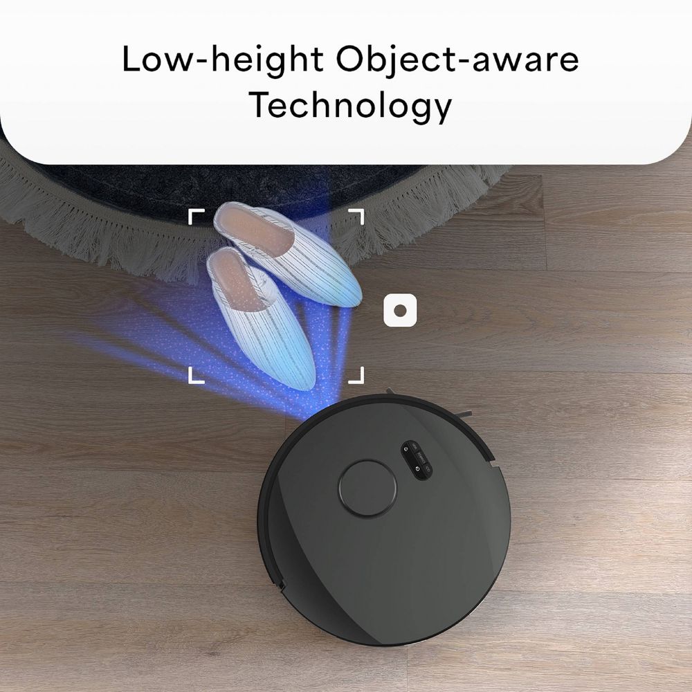 New - bObsweep UltraVision Self-Empty Cordless Robotic Vacuum and Mop Carbon Steel