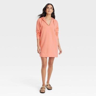 Open Box - Women's Long Sleeve Mini Fleece Tunic Dress - Universal Thread Universal ThreadBullseye Deals