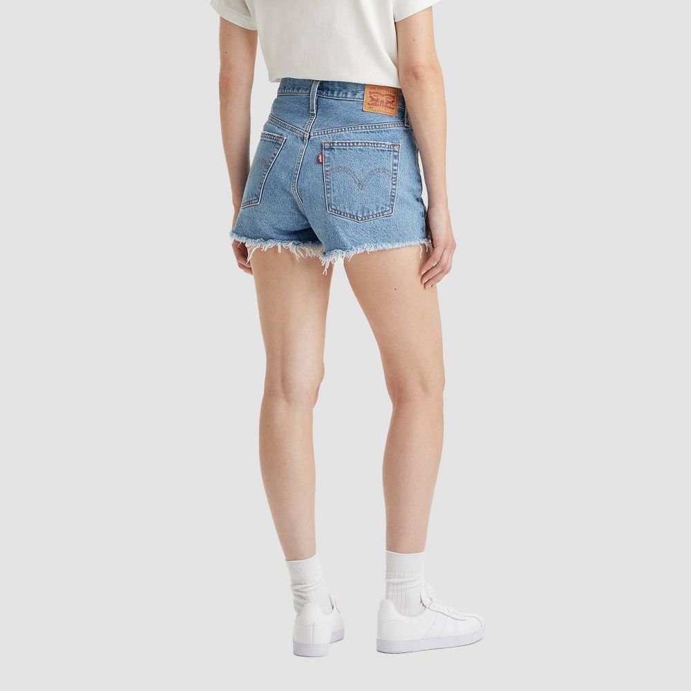 New - Levi's 501® Original Fit High-Rise Women's Jean Shorts - Quiet Riot 31: Denim, Fly Button