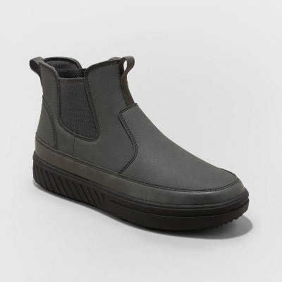 New - Goodfellow & Co Men's Winter Chelsea Boots Waterproof Rain Snow Boots Goodfellow & CoBullseye Deals