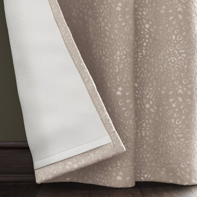 New - Blackout Embossed Velvet Curtain Panel - Threshold ThresholdBullseye Deals