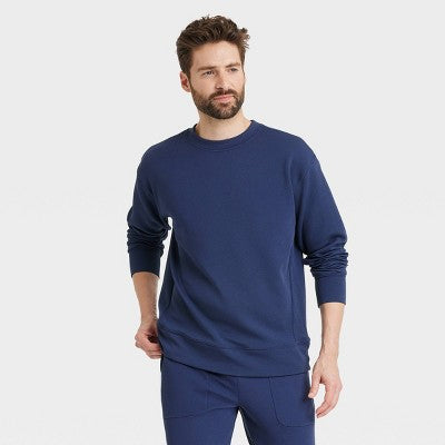 New - All In Motion Men's Pullover Waffle Knit Sweatshirt Athletic Fit Heavyweight All In MotionBullseye Deals