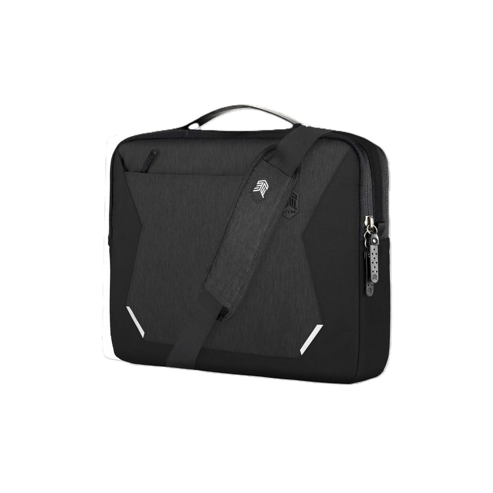 New - STM Myth Brief - Black: Polyester Electronics Case for Laptops up to 17"