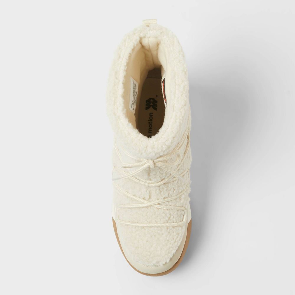 Open Box - Women’s Cara Boots with Memory Foam Insole - All In Motion™ Cream 10
