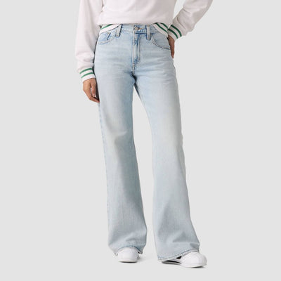 New - Levi's® Women's Middy Loose Bootcut Jeans - Abraided Art 25