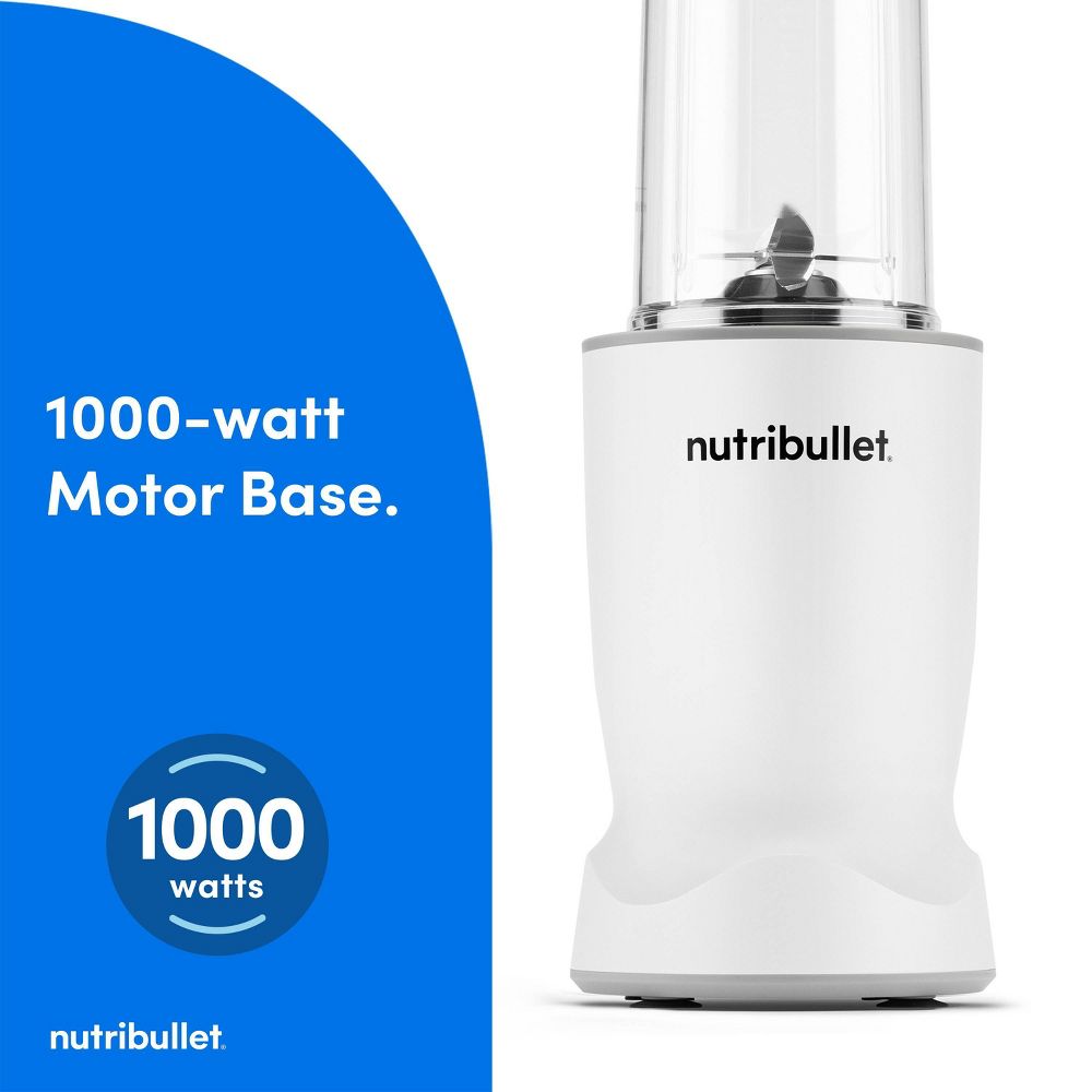 New - NutriBullet Turbo 1000 Series Blender Matte White