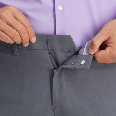 New - Haggar H26 Men's Tailored Fit Full Premium Pants Lightweight Haggar H26Bullseye Deals