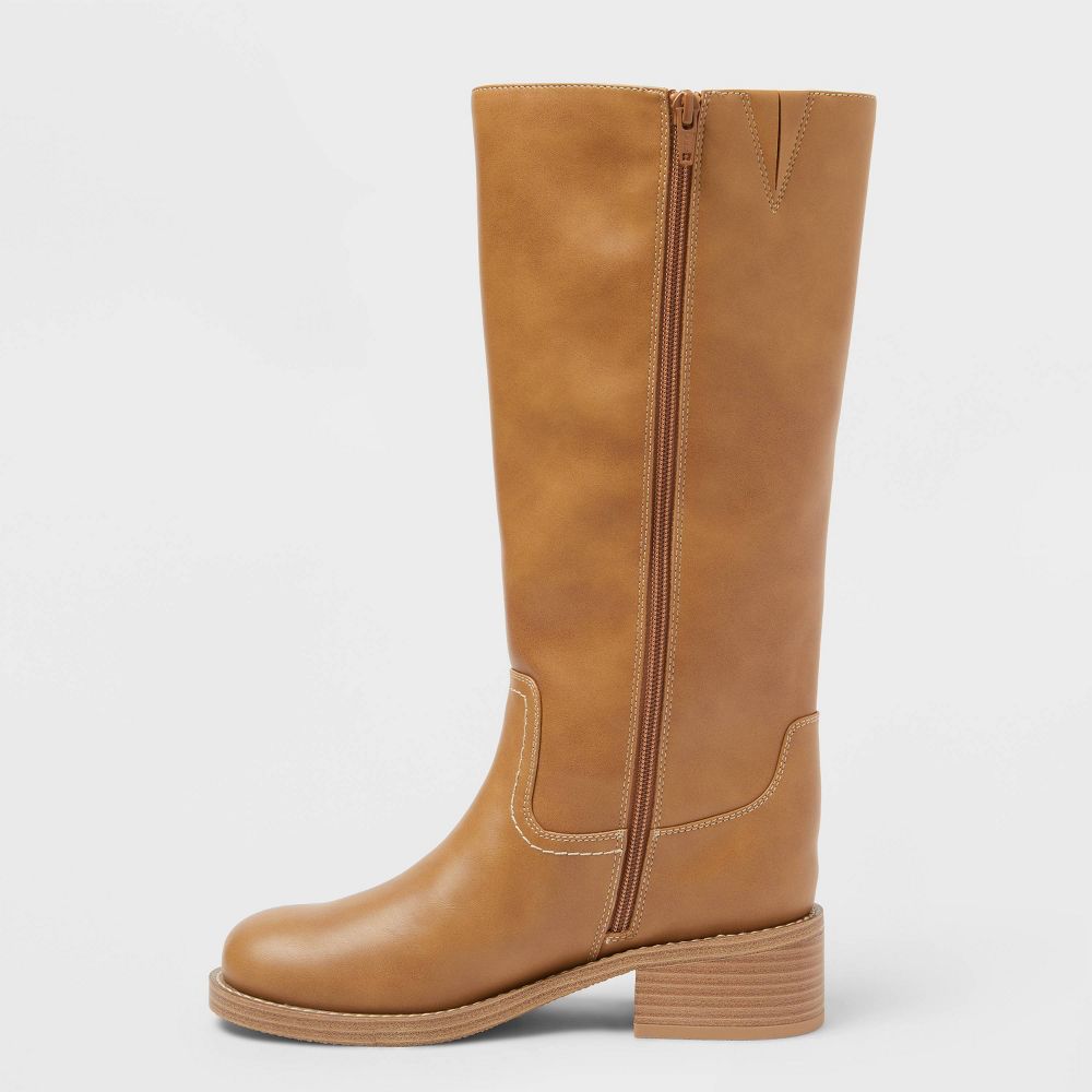 New - Women’s Mai Boots with Memory Foam Insole – Universal Thread™ Tan 11