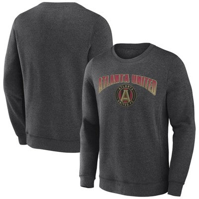 MLS Atlanta United FC Men's Offside Gray Crew Neck Fleece Sweatshirt MLSBullseye Deals