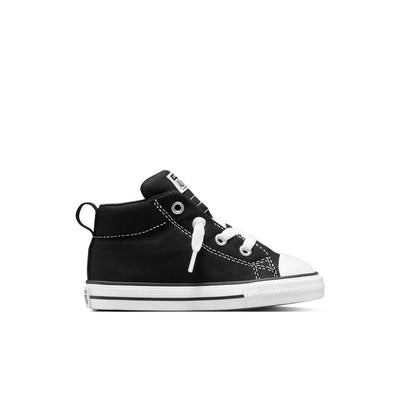 New - Converse Toddler Street Mid Top Sneakers - Light Black 5T