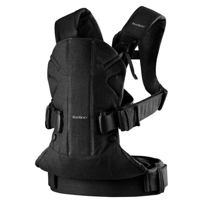 New - BabyBjorn Baby Carrier One - Woven Black