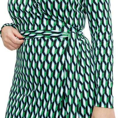 Open Box - Diane von Furstenberg Women's Midi Wrap Dress V-Neck Long Sleeve Diane von Furstenberg for TargetBullseye Deals