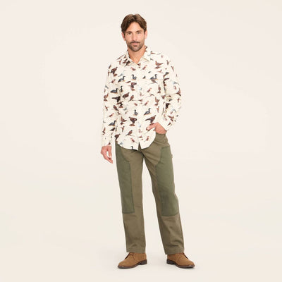 Open Box - Men's Mid-Rise Straight Fit Cargo Pants - Woolrich x Target Olive Green 38x32