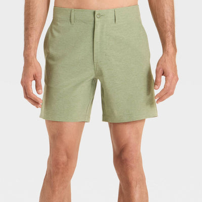 New - Men's 7'' Hybrid Swim Shorts - Goodfellow & Co™ Olive Green 33