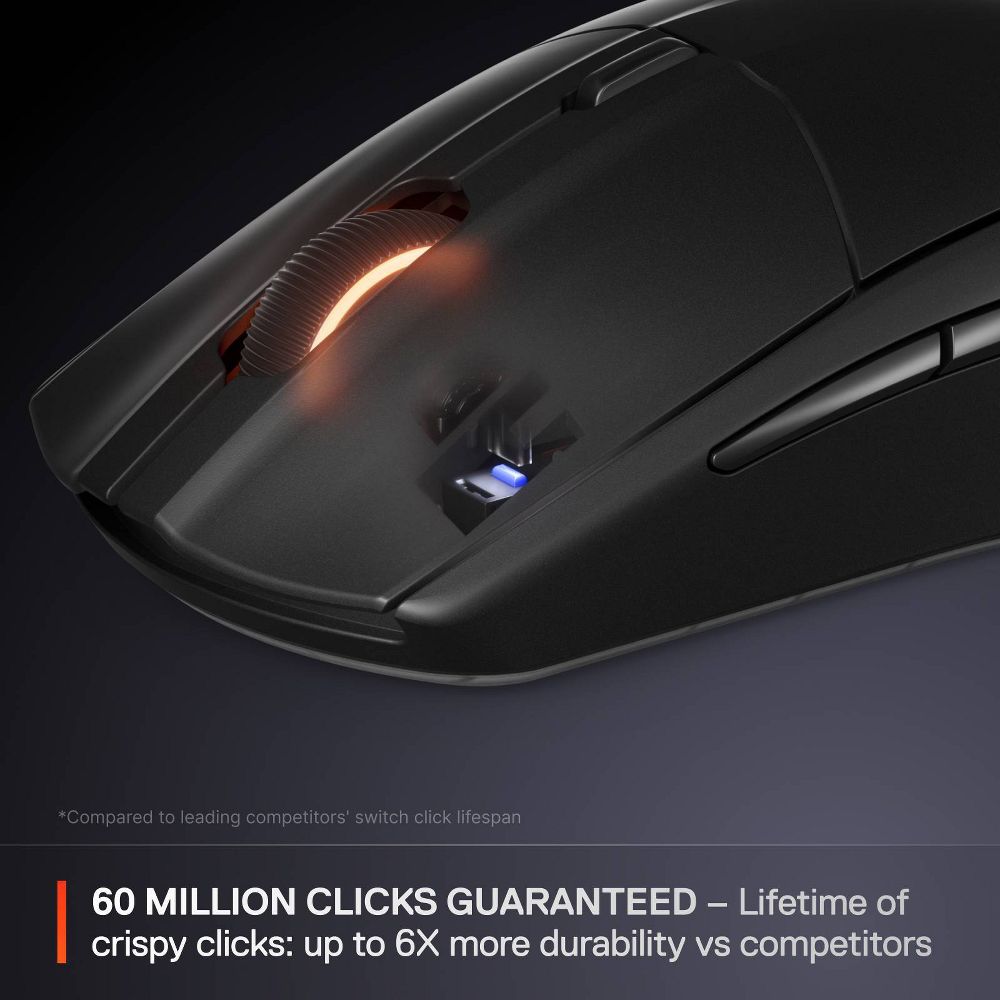 New - SteelSeries Rival 3 Wireless Gaming Mouse - Black