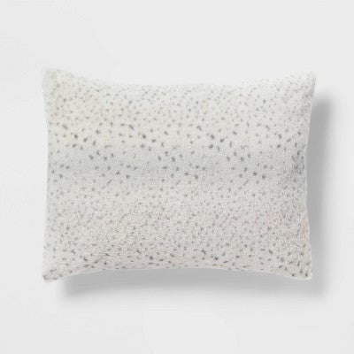 New - Threshold Luxe Faux-Fur Comforter & Sham Set Lightweight ThresholdBullseye Deals