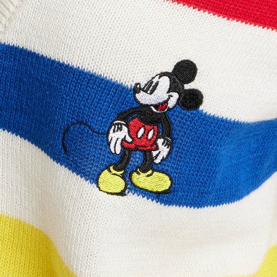 Mickey Mouse Women's Button Down Jacquard Knit Disney Cardigan Design DisneyBullseye Deals