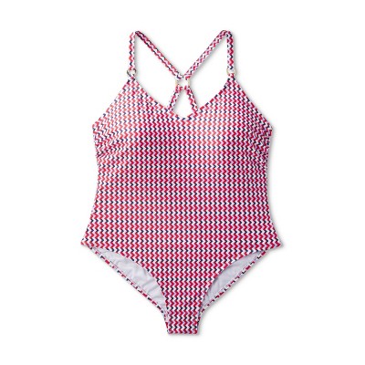 New - Kona Sol Women's Medium Coverage One Piece Swimsuit Ribbed Swimwear Kona SolBullseye Deals