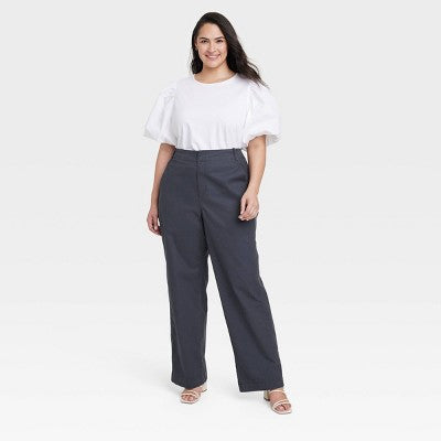 A New Day Women's Straight Chino Pants Stretch A New DayBullseye Deals