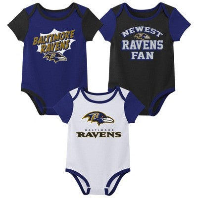 New - NFL Infant Boys' 3pk Bodysuit NFLBullseye Deals