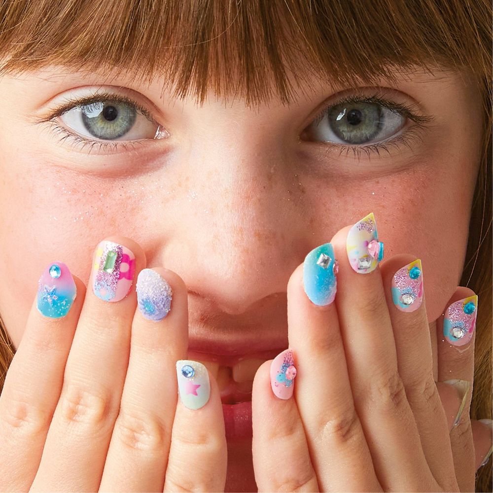 Open Box - FAO Schwarz Glitz & Glam Nail Studio Custom Press-On Nail Kit