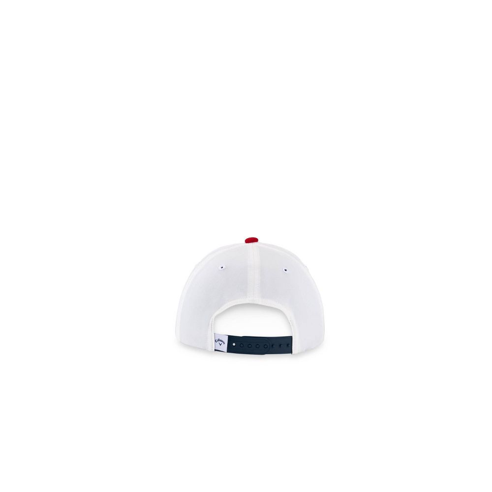New - Callaway Bogey Free Hat - White/Red/Navy