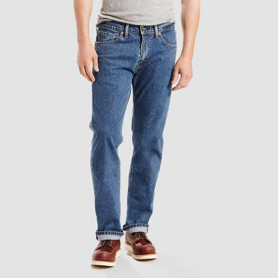 Levi's Men's 505 Mid Rise Regular Fit Straight Leg Full Fit Jeans Heavyweight Levi'sBullseye Deals