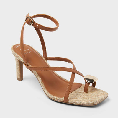 Open Box - Women’s Capri Heels with Memory Foam Insole - A New Day™ Tan 8