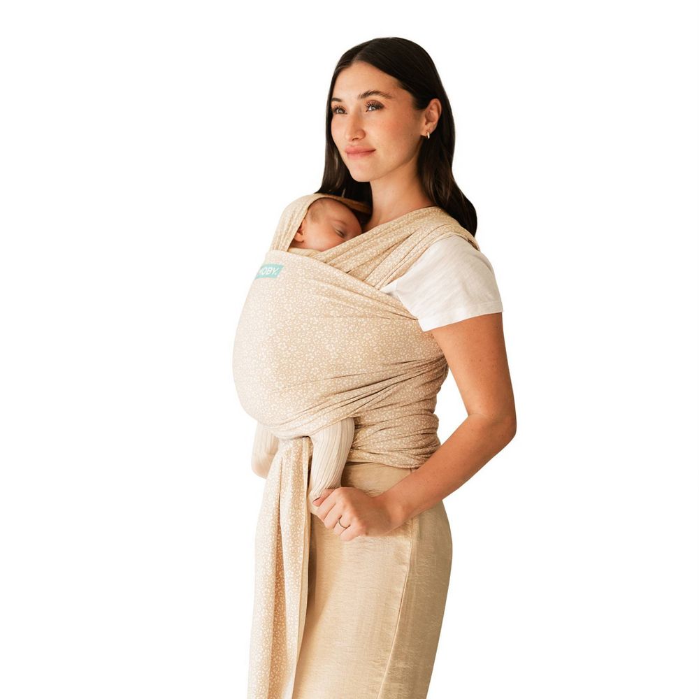 New - Moby Classic Wrap Baby Carrier - Coastal Blooms