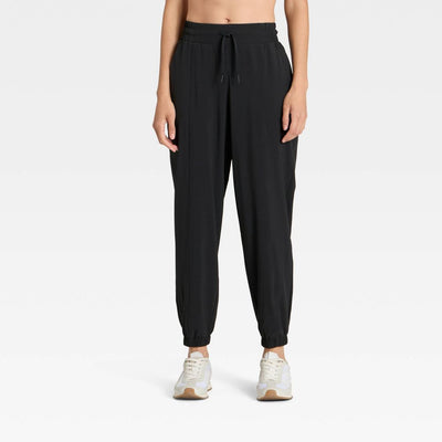 Open Box - Women's Active Light Mid-Rise Joggers - All In Motion™ Black M
