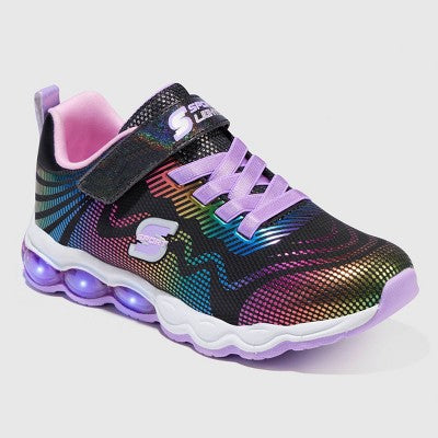 Open Box - S Sport by Skechers Girls Light Up Sneakers Rainbow Hook-and-Loop S SPORT BY SKECHERSBullseye Deals