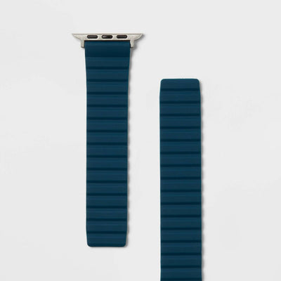 New - Apple Watch Silicone Magnetic Band 42/44/45mm - heyday™ Dark Teal