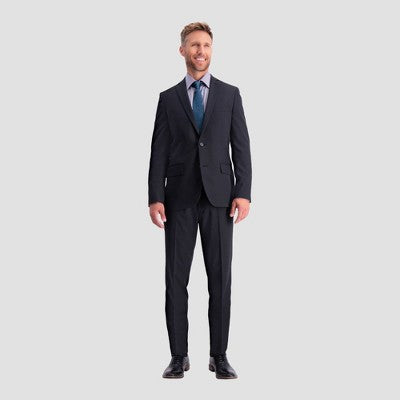 Haggar H26 Men's Button Up Slim-Fit Suit Jacket Formal Slim Fit Haggar H26Bullseye Deals
