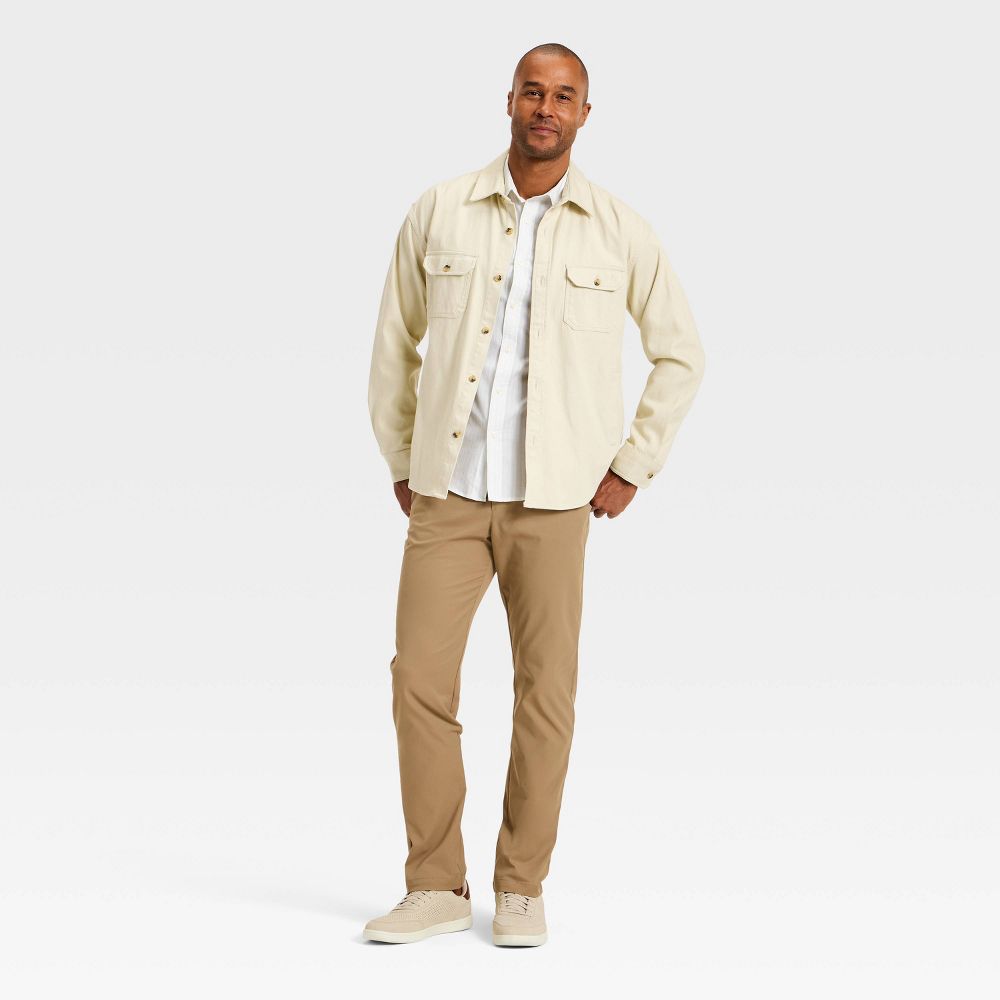 New - Men's Slim Straight Fit Trousers - Goodfellow & Co™ Tan 30x32