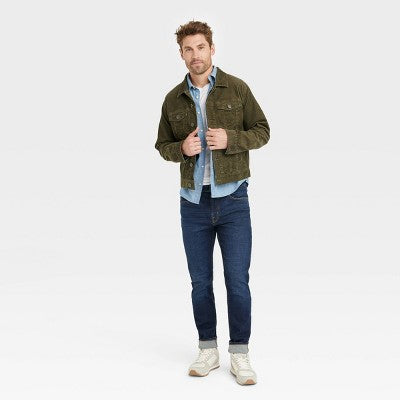 New - Men's Denim Trucker Jacket - Goodfellow & Co Goodfellow & CoBullseye Deals