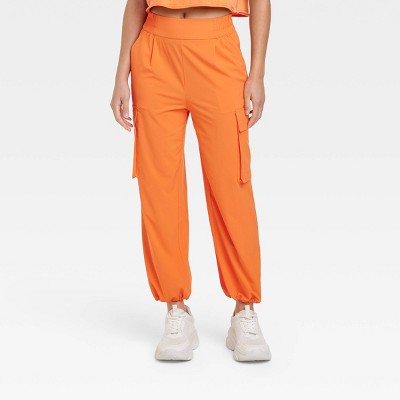 New - JoyLab Women's Cinch Hem Woven Cargo Pants High Rise Casual Fit JoyLabBullseye Deals