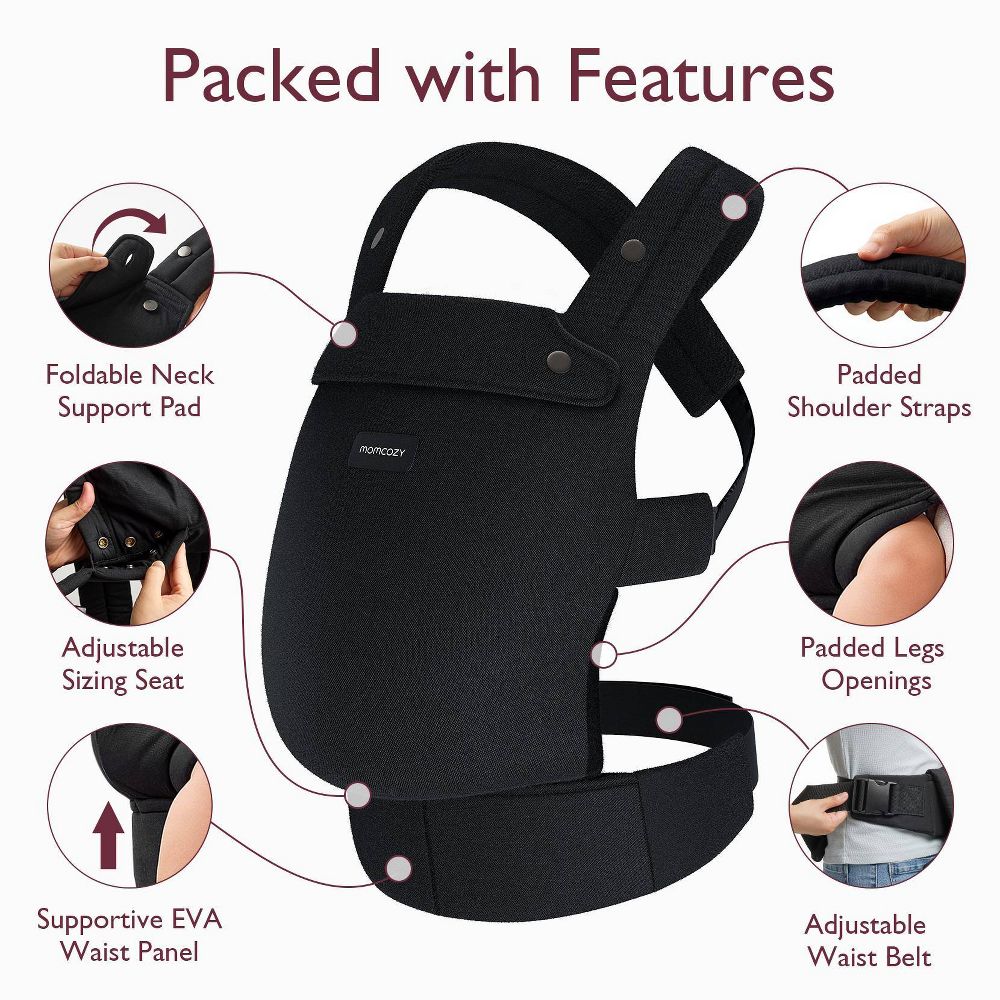 New - Momcozy Baby Carrier - Newborn to Toddler