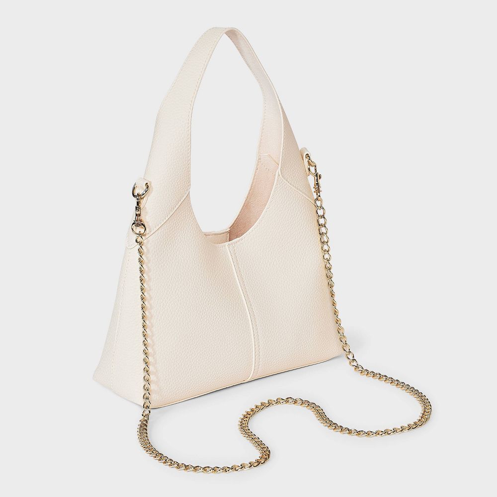 New - Mini Slouchy Chain Handbag - Universal Thread™ Off-white