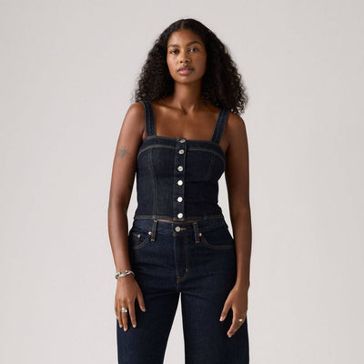 New - Levi's® Women's Drea Tank Top - Reign Of The Rinse XL