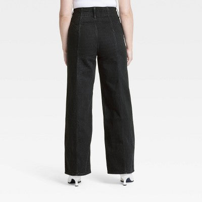 New - Women's High-Rise Tailored Wide Leg Jeans - Universal Thread Universal ThreadBullseye Deals