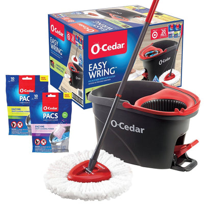 Open Box - O-Cedar EasyWring Spin Mop System - Citrus/Lavender - 20ct