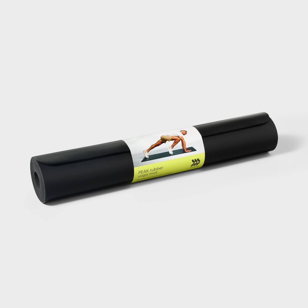 New - Yoga Mat Rubber Gray (5mm) - All In Motion™