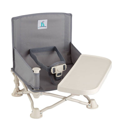New - Hiccapop OmniBoost Folding Booster Chair - Gray