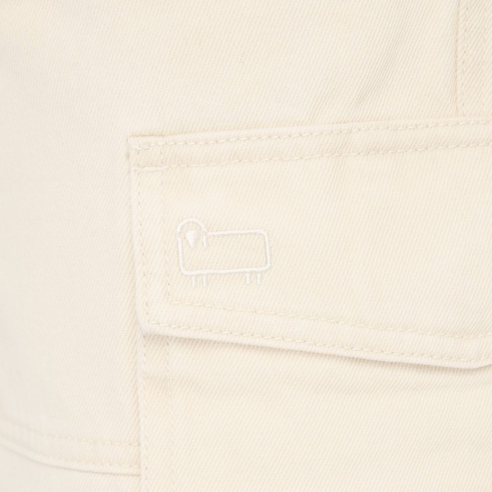 Open Box - Adult Mid-Rise Straight Leg Slouchy Cargo Pants - Woolrich x Target Cream XXL