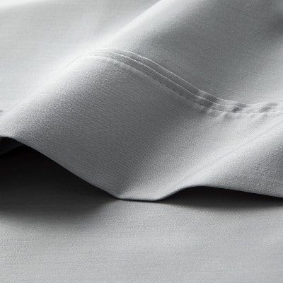 New - Threshold 500 Thread Count Cotton Blend Sateen 4PC Sheet Set Year-Round ThresholdBullseye Deals