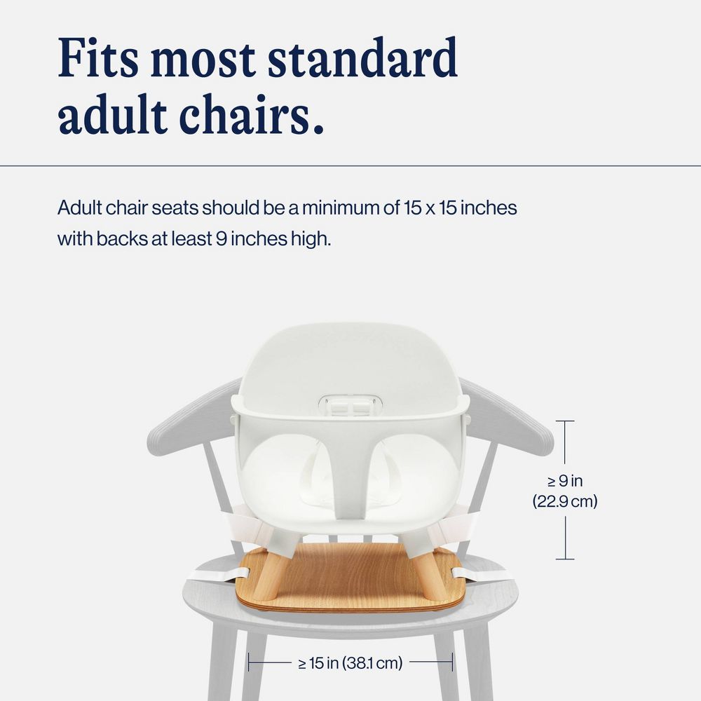 New - Lalo Booster Seat - Coconut