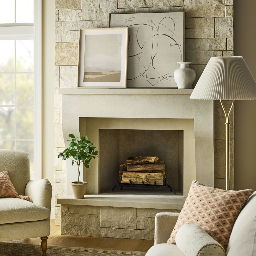 New - 30"x30" Line Abstract Framed Canvas Wall Art - Threshold™ designed with Studio McGee