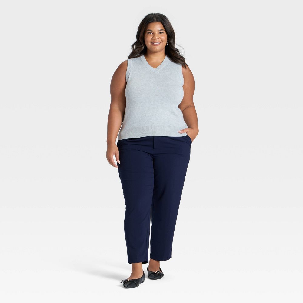 New - Women's Tapered Ankle Pants - A New Day™ Navy 20
