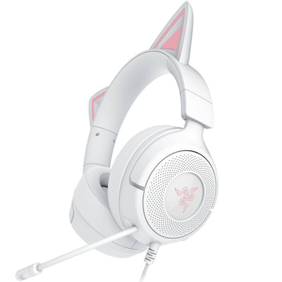 New - Razer Kraken Kitty V3 X Wired Headset for Gaming - White